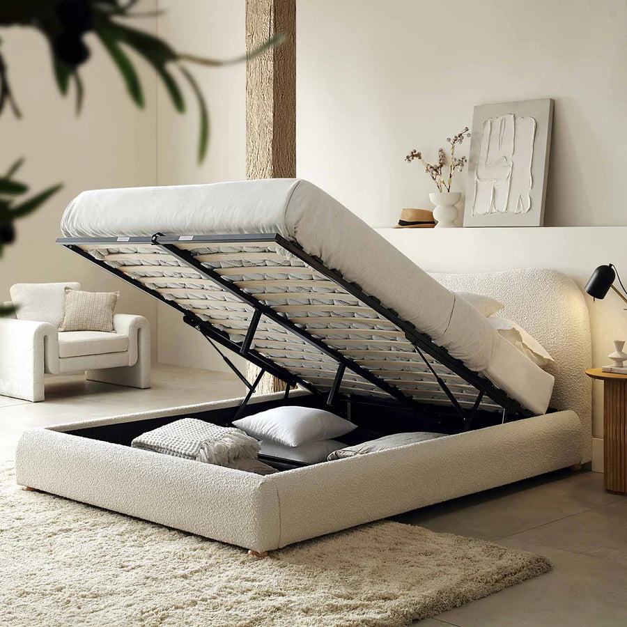 Egerie Curved Headboard-Storage Bed
