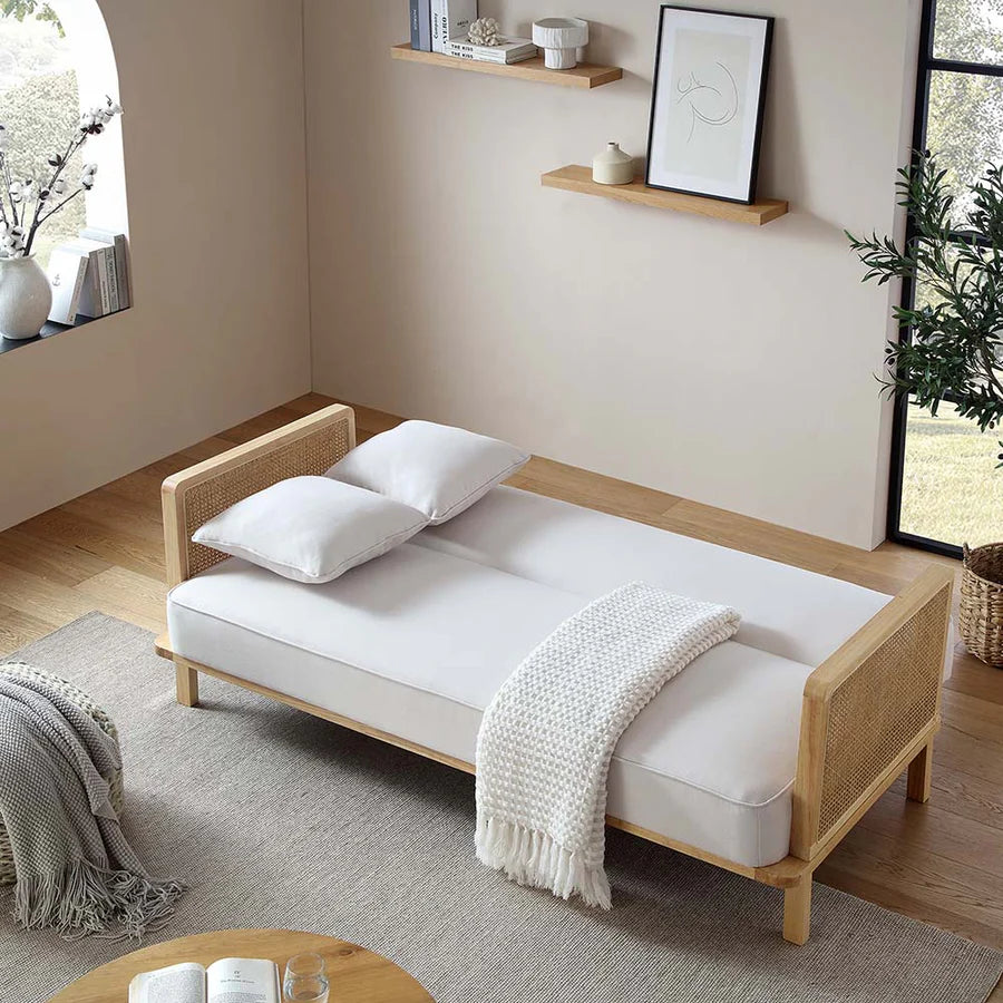 Pienza Cane Sofa Bed