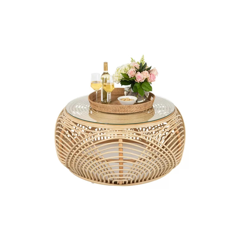 Medrano Glass Top Coffee Table