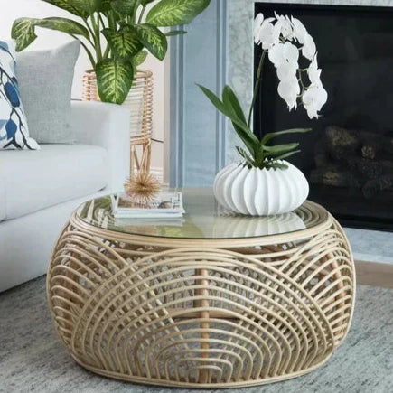 Medrano Glass Top Coffee Table