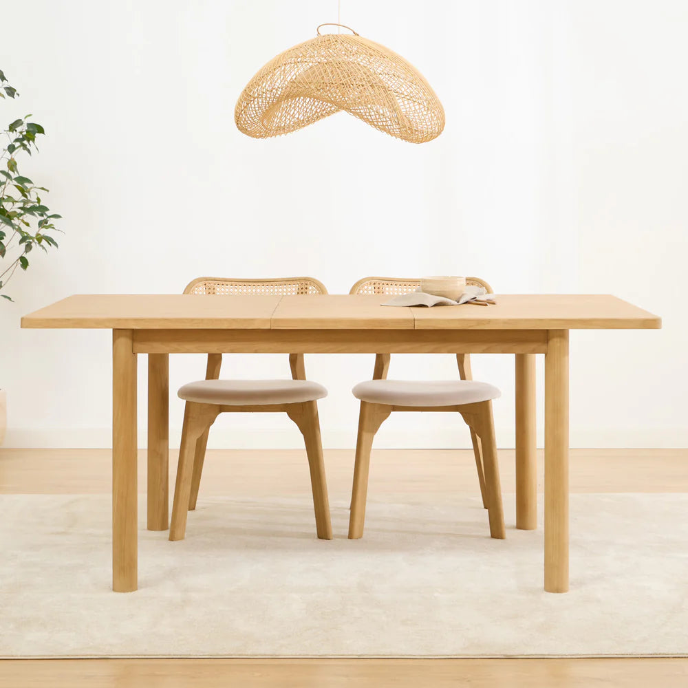 DANE EXTENDABLE TABLE PACK + 4 DARI CHAIRS