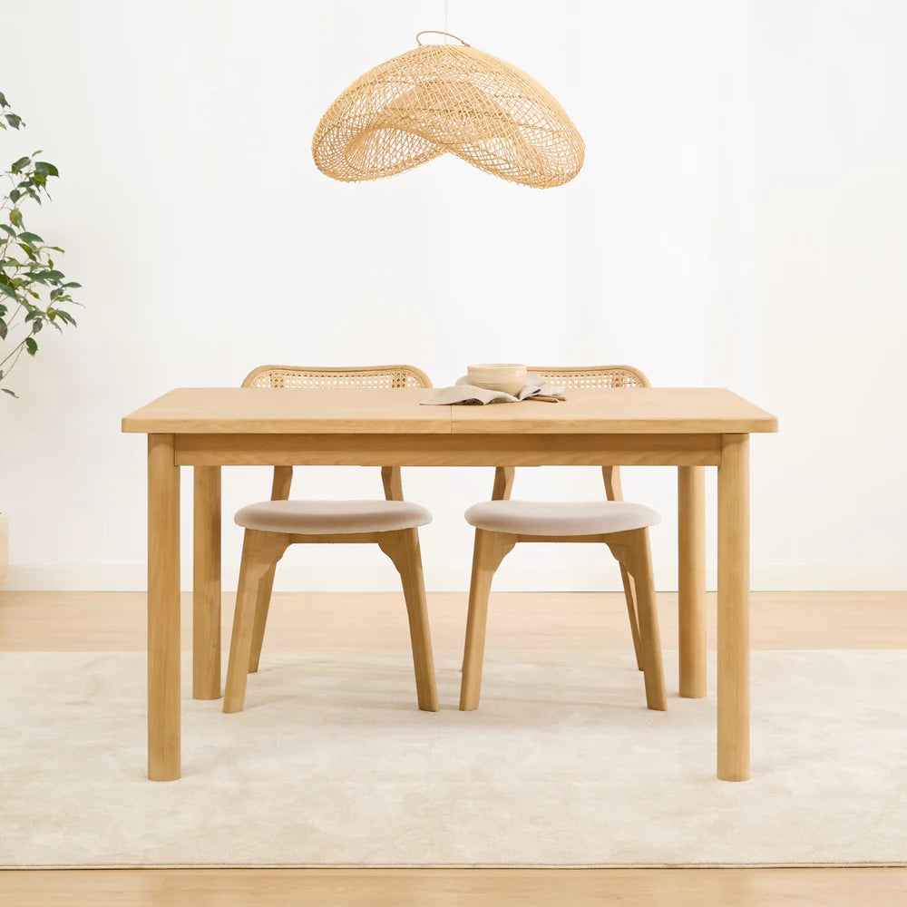 DANE EXTENDABLE TABLE PACK + 4 DARI CHAIRS