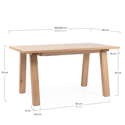 MISET DINING TABLE AND 4 DAYA CHAIRS PACK