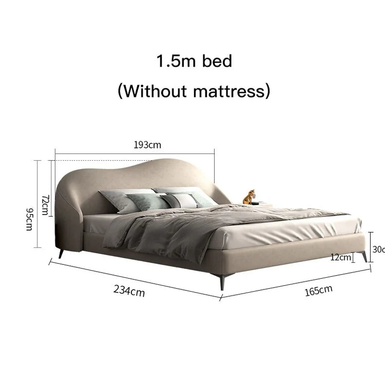 Wavy King bed