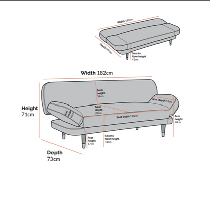 Solna 2-Seater Sofa Bed