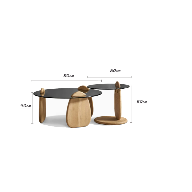 Pernilla Tempered Glass Coffee Table