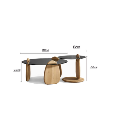 Pernilla Tempered Glass Coffee Table