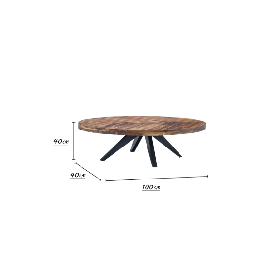 Carlo Solid Wood Coffee Table