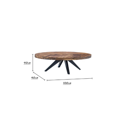 Carlo Solid Wood Coffee Table