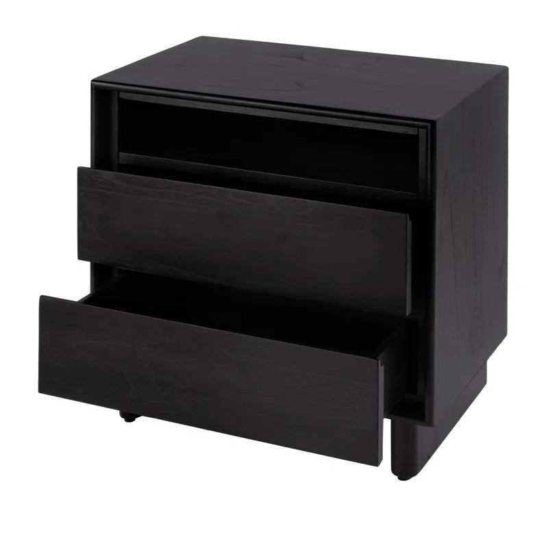 Black Soleil Nightstand