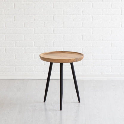 Vanalstyne Solid Wood Tray Top End Table