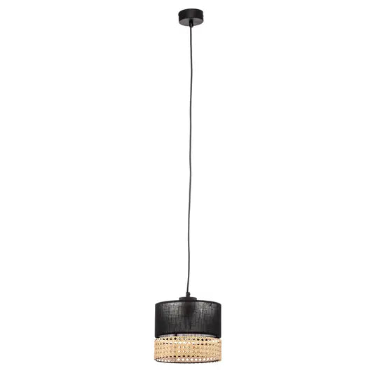 Natural Boho Cane Light Fixture