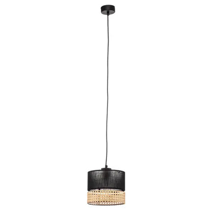 Natural Boho Cane Light Fixture
