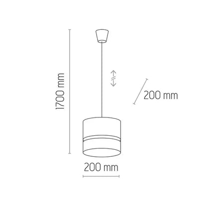 Contemporary Boho Cane Pendant Light