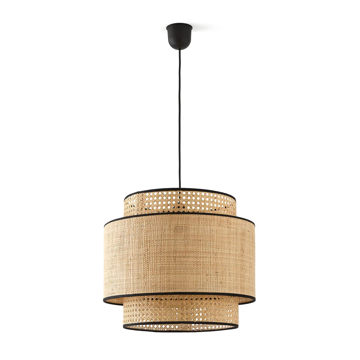 Traditional Boho Rattan Hanging Light
