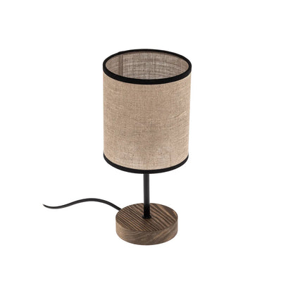 Eco-Chic Cane and Rattan Lamp