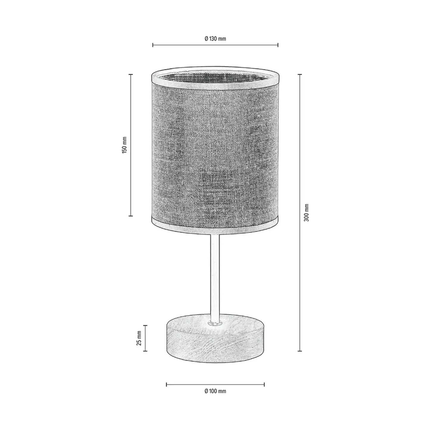 Eco-Chic Cane and Rattan Lamp