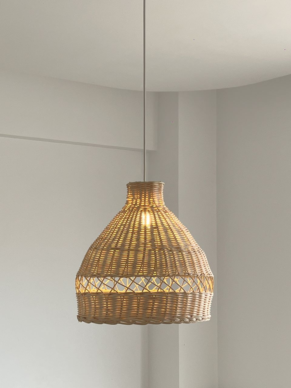 Traditional Bohemian Rattan Light