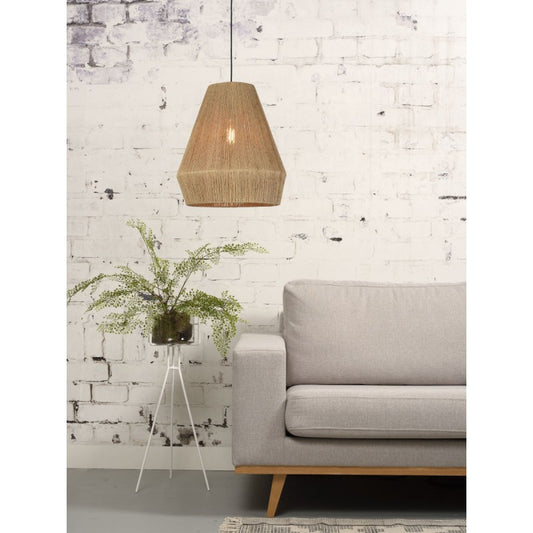 Elegant Handwoven Cane Lamp