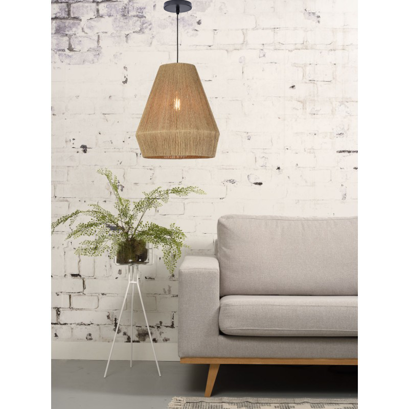 Elegant Handwoven Cane Lamp