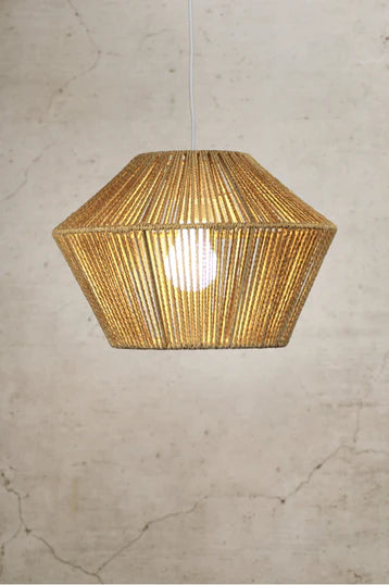 Artistic Bohemian Cane Ceiling Lamp