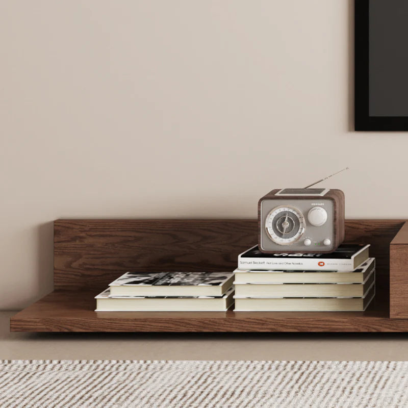 DOLIO Drum Chest Bedside Table, Barrel Side Table with Drawers Oak 3 Drawer