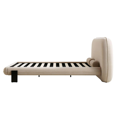 Elystan Oval Headboard Upholstered Bed.