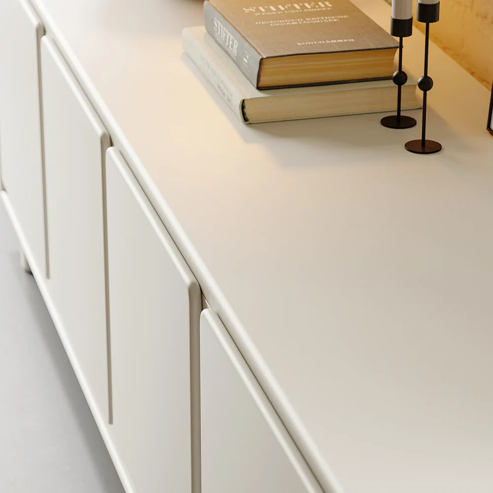 Modern White Tall TV Stand