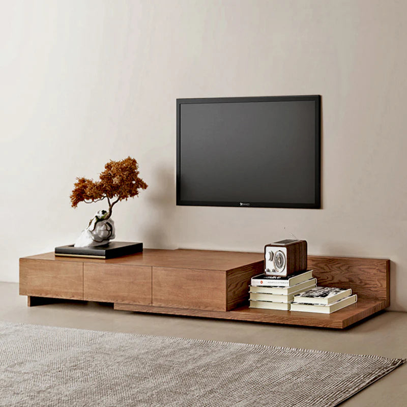 DOLIO Drum Chest Bedside Table, Barrel Side Table with Drawers Oak 3 Drawer