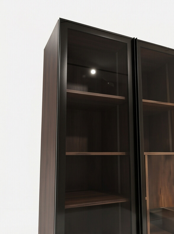 Modern Smoked Glass Wardrobe
