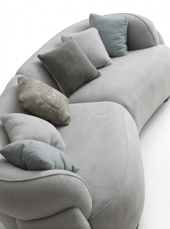 Aura Curved Reception Set