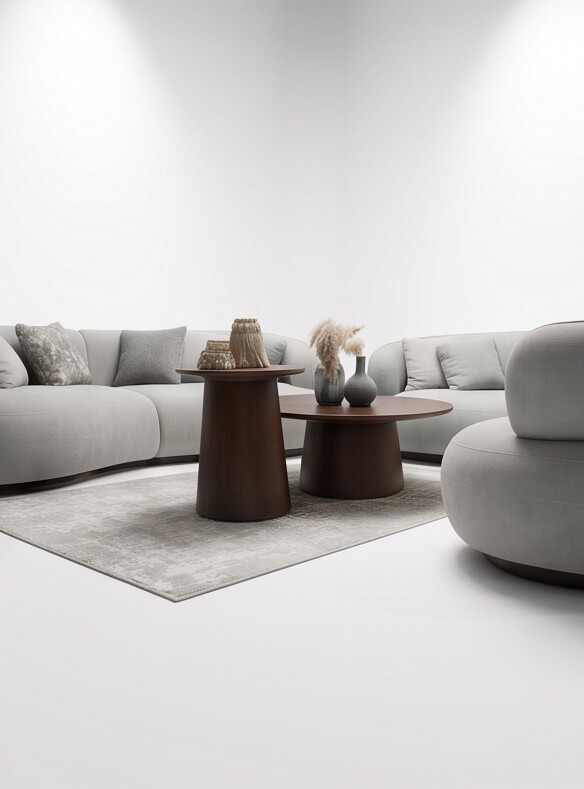 Aura Curved Reception Set