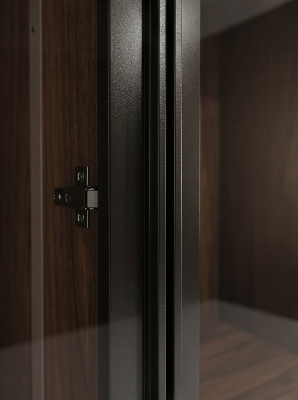 Modern Smoked Glass Wardrobe