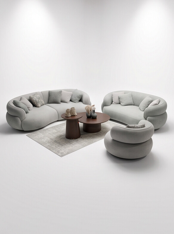 Aura Curved Reception Set