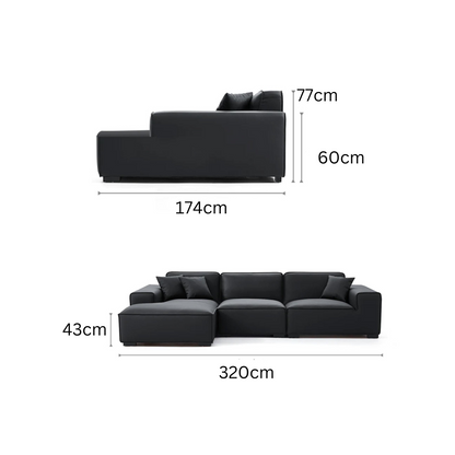 luxury minimalist sofa